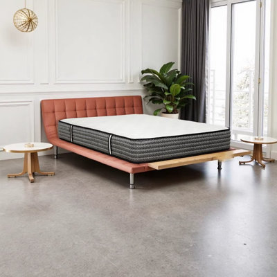 12" King Size Hybrid Mattress with Plush Top - Gel Memory Foam & Pocket Spring for Cooling Sleep, Low Motion Transfer