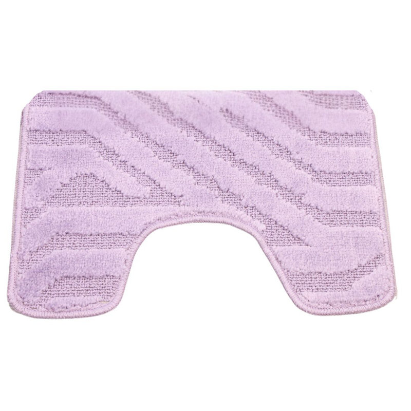Polypropylene Plastic Bath Mat, Lilac