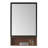 Strobel 21 " W X 33 " H Surface Framed Medicine Cabinet-482979340