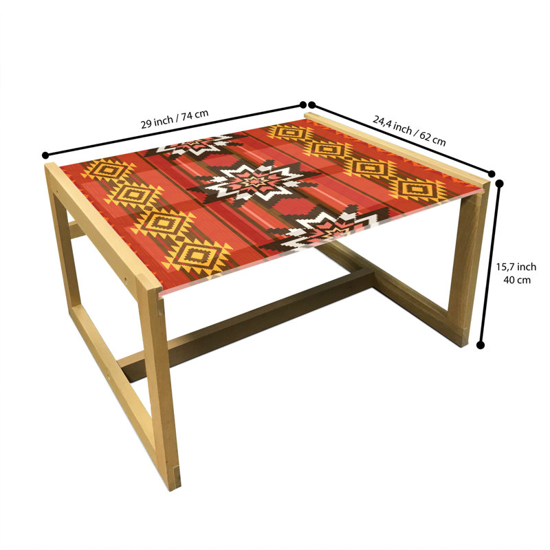 Jamone Sled Coffee Table, 62cm H x 74cm W x 40cm D