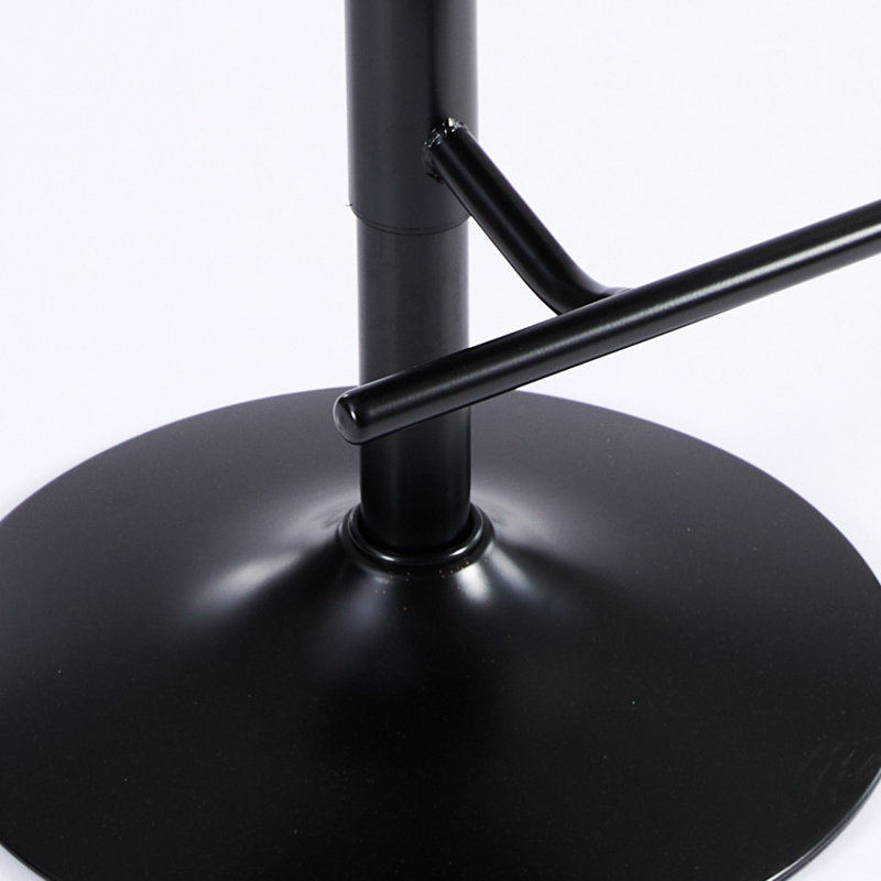 Aged And Retro PU Swivel Barstools With Adjustable Seat Height And Comfortable Tufted Backrests For Home Pub And Kitchen Island