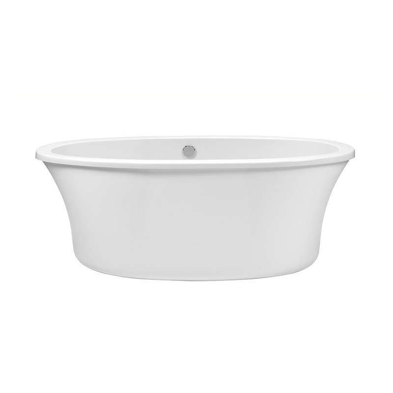 Louise 1 Freestanding Soaker Tub - Matte, Center
