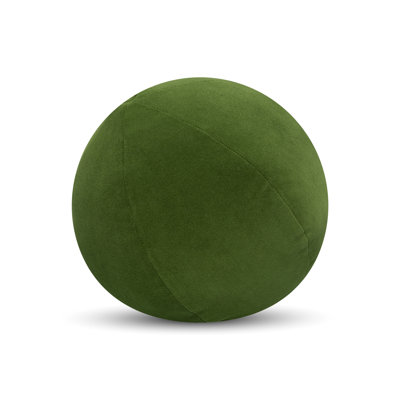 Lush Velvet Orb Woven Accent Pillow Cover & Insert