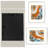 Aseda Matel Picture Frame with Mat, Aluminum Wall Gallery Photo Frame, Horizontal and Vertical Formats-1456339294-1456339293
