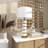 Metal Orbs Style Base Table Lamp with Drum Shade-71052760