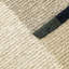 Rectangle Geometric Hand Tufted Wool Area Rug in Natural/Ivory-805122666