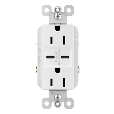radiant 15A inviolable avec prise USB de type C / C ultra-rapide 6,0A
