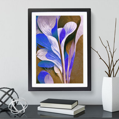 Abstract Painting Flowers No.4 - Single Picture Frame Painting