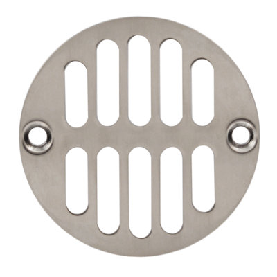Couvercle de drain de grille de douche rond en laiton avec couronne
