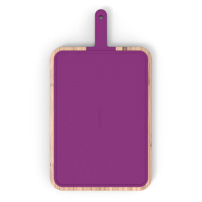 Integrated Knife Chef Chopping Board, Purple