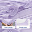 Ensemble de 3 draps-housses en nylon pour très grand lit-100752541