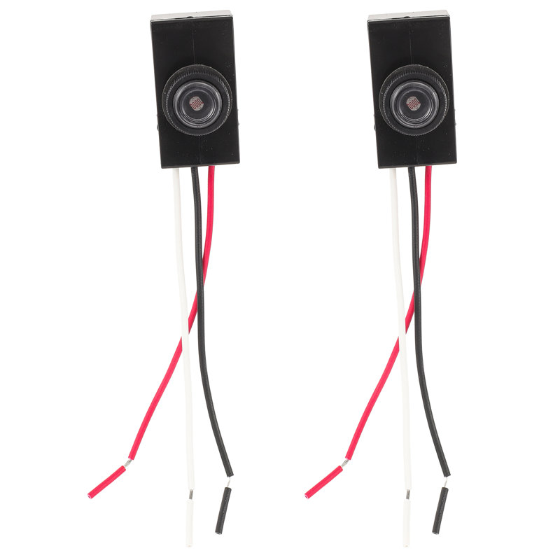 2Pcs 120V Outdoor Hard-Wired Post Eye Light Control