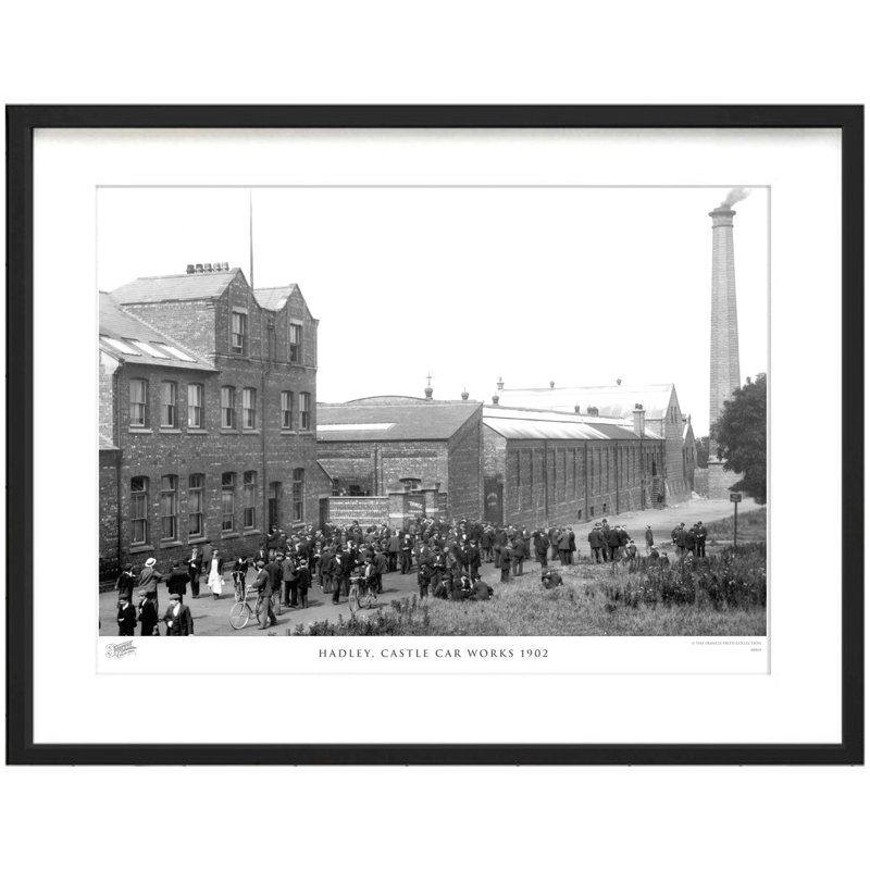 Hadley, Castle Car Works 1902 by Francis Frith - Single Picture Frame Print, 40cm H x 50cm W x 2.3cm D
