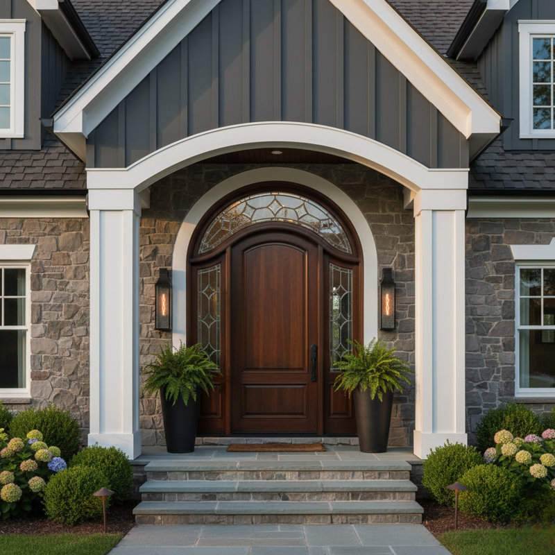 Beacon Hill 1-Light Outdoor Tall Wall Mount Lantern - LED Included, Museum Black