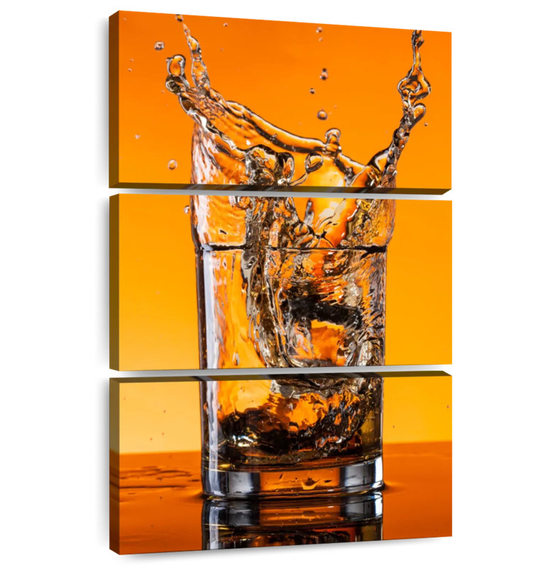 Yarlin Whiskey Splashing In Glass