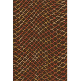 Atterberry Abstract Hand Knotted Brown/Green Area Rug
