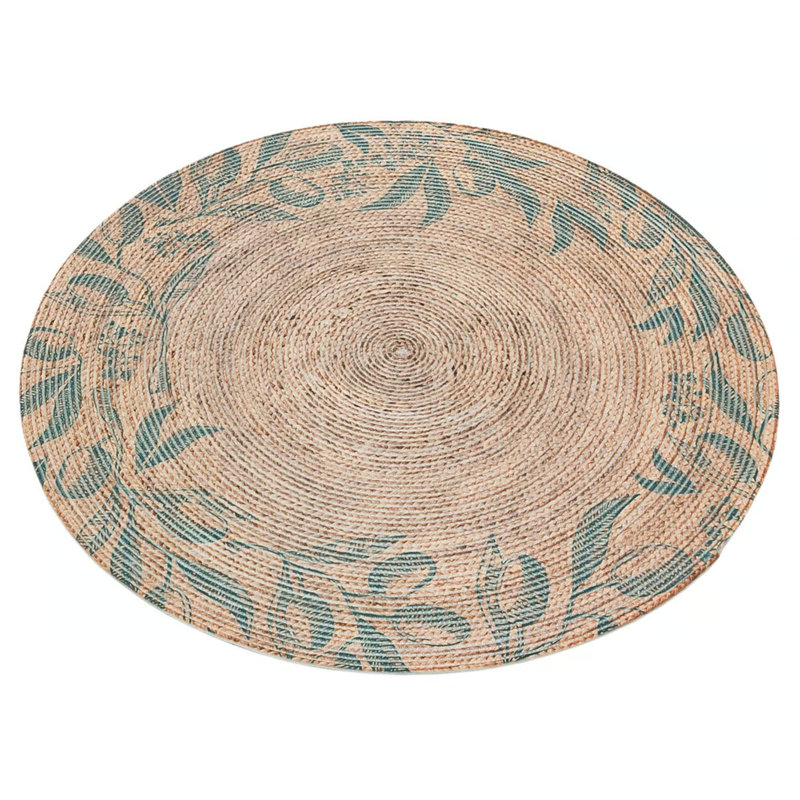 Saveah Floral Rug, Round 3'3"