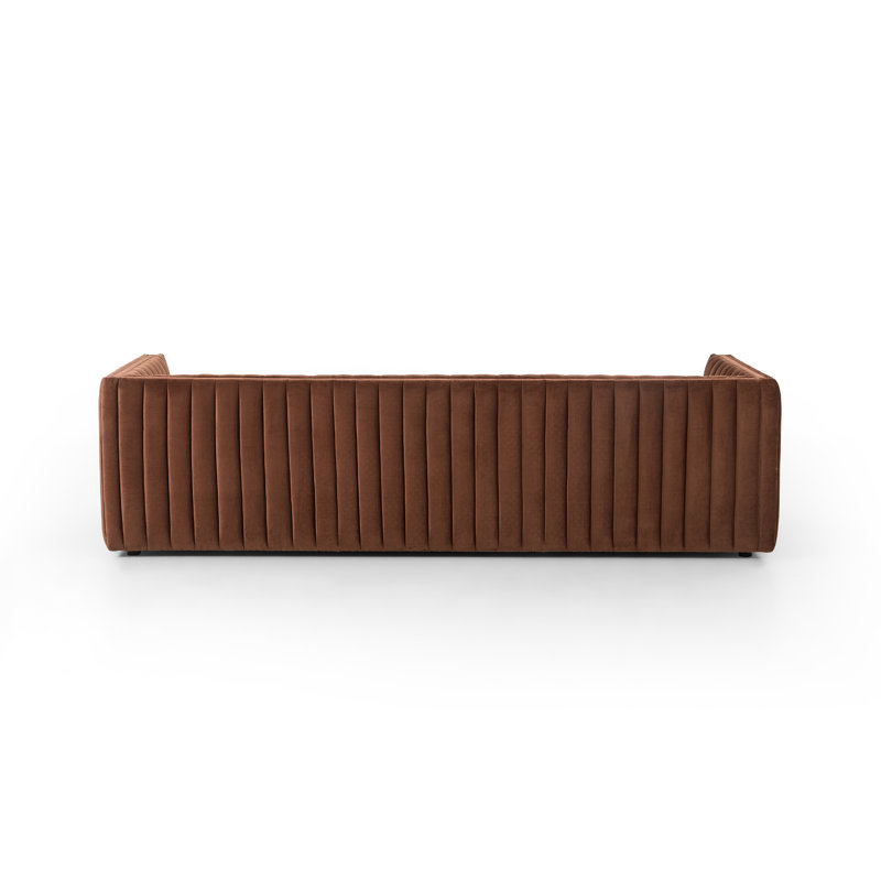 Augustine 97" Sofa, Surrey Auburn, 26.5" H x 88" W x 35" D