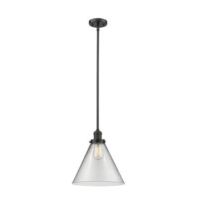 Luminaire suspendu conique à 1 lumière Anner