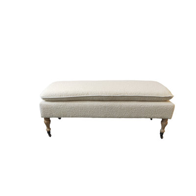Andrewson Linen Blend Upholstered Bench