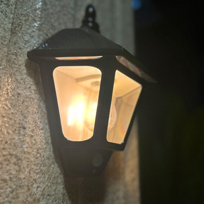 Night Light Solar Outdoor Wall Light Human Body Sensing Three- Tungsten Wall Light Garden Villa Courtyard Night Light Rainproof