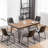 Dorann 6 - Person Four Leg Dining Set-1835234421