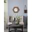 Miroir hexagonal 18,5 "x 18,5" avec cadre en bois naturel-133407156