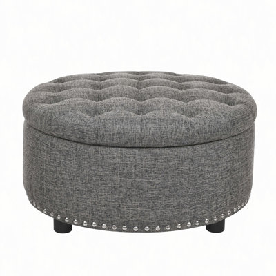 Tufted Storage Ottoman