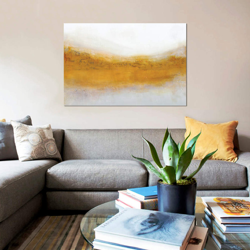 Gold Rush - Wrapped Canvas Painting, 66.04 cm H x 45.72 cm W x 3.175 cm D