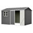 10'x8' Oversized Steel Storage Shed with Window