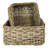 Square Baskets, Rattan, Set/2  Sm: 15X7, Lrg 19X7.5-61477056-61477116