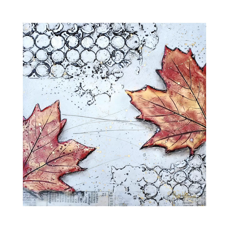 Channeling Fall III by Britt Hallowell - Wrapped Canvas Gallery-Wrapped Canvas Giclée, 30.48 cm H x 30.48 cm W