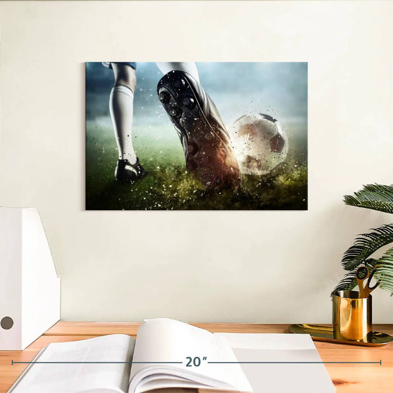 Grège-ballon de football Sireci, H 8 po x l 12 po