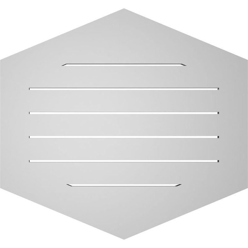 Pente verticale verticale en uréthane 5 pi, H 28 po x l 30 po x P 1 po