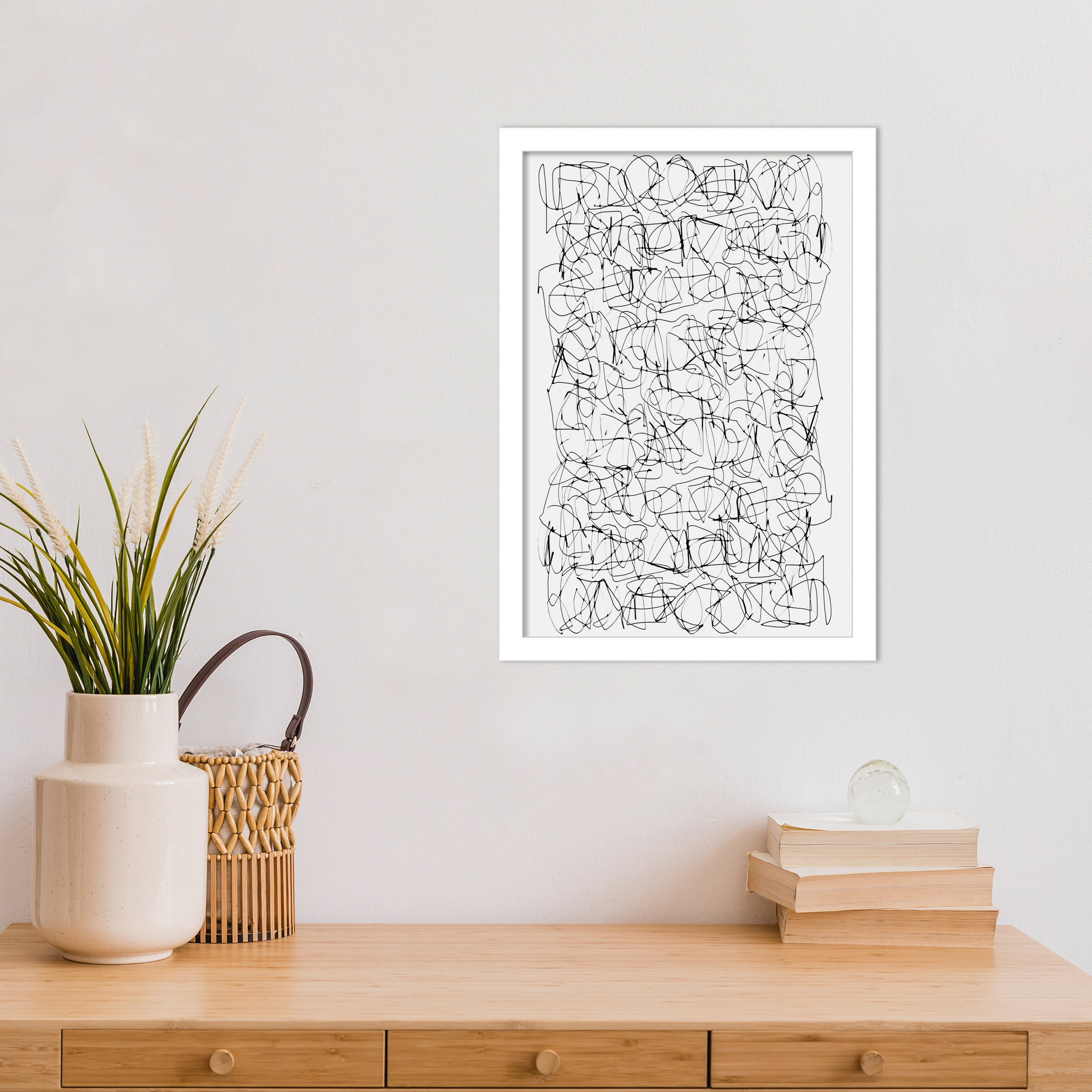 Circuitry by Dan Hobday, 17" H X 12" W, White