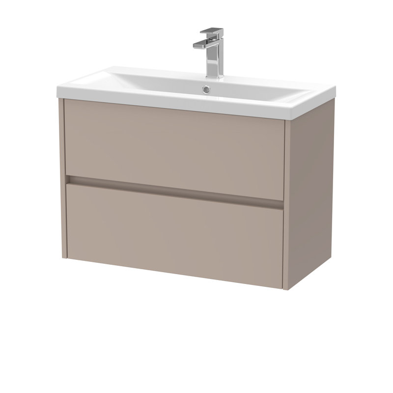 Havana Bathroom Vanity, Soft Linen, 81cm W