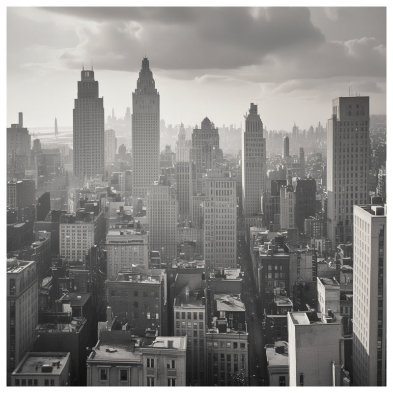 Rideaux de douche New York City, L 70 po x H 72 po