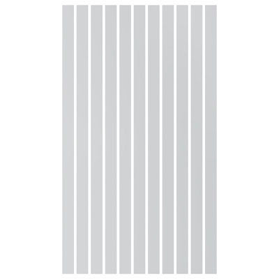 Adjustable Acrylic Slat Wall Panel Kit w/ 4"W Slats