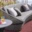 Canapé d'extérieur 78,74 po en osier avec coussins Sunbrella® Brodric