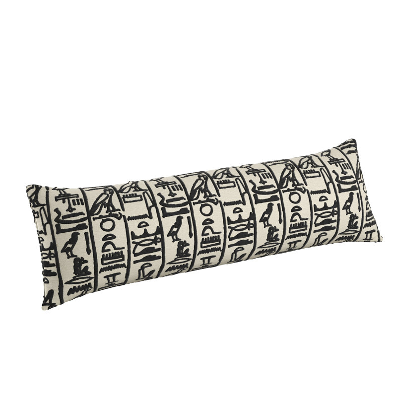Ramesses Lumbar Rectangular Pillow Cover & Insert, 14"H x 48"W