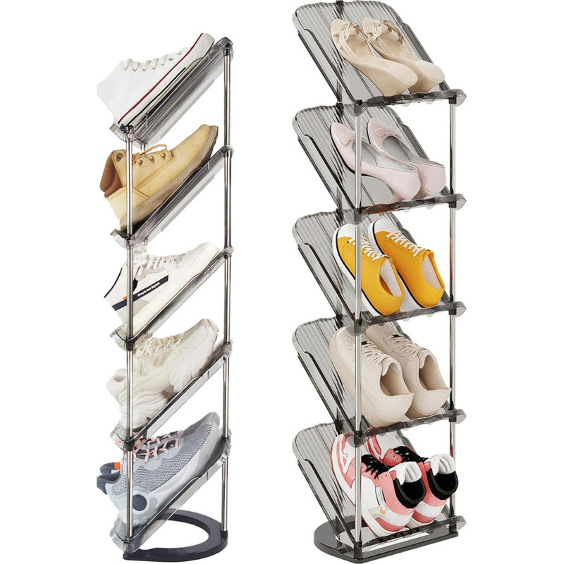 2-pack 5-tier Sloping Shoe Racks