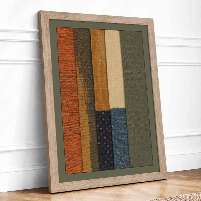 Textile Palette Minimalist - Print, Oak, A4 - 29.7 x 21.0 cm