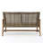 Modern 2-Seater Outdoor Loveseat