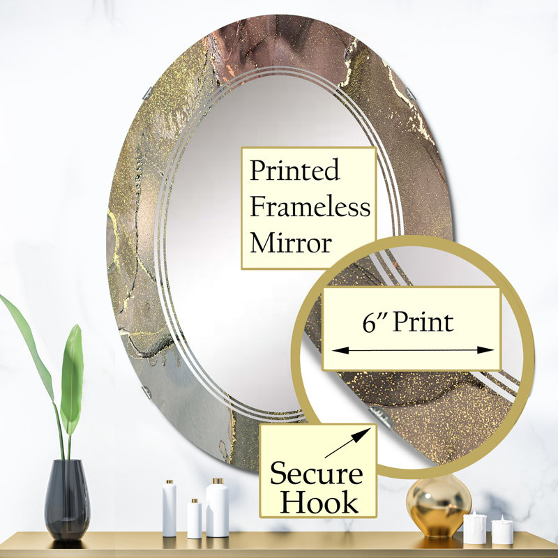 Miroir de salle de bain sans cadre, 36 po x 24 po