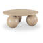 Table basse en placage de chêne Fitch-106912893