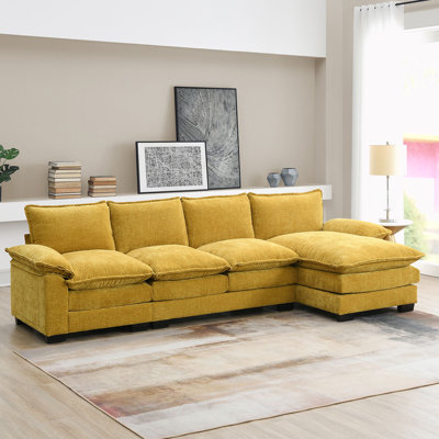 Canapé modulaire 3 pièces rembourré