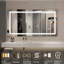Miroir de salle de bain à DEL Fog