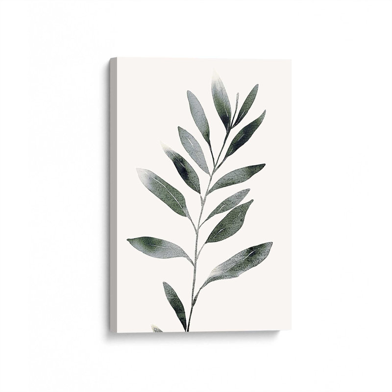 Monicolore Botanica V4 par Golden Glow Interiors, Toile tendue, H 18 po x l 12 po x P 1,25 po