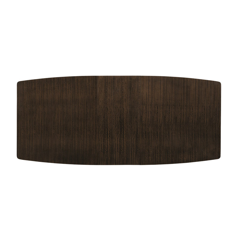 Modern Streamline Solid Wood Dining Table