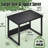 Sahitya Printer Stand With Storage For Desk, Black Desktop Printer Stand Shelf Organzier For Home/Office Heavy Duty Printer Riser Under Desk Small Table For Printer Fax Machine Copier Scanner